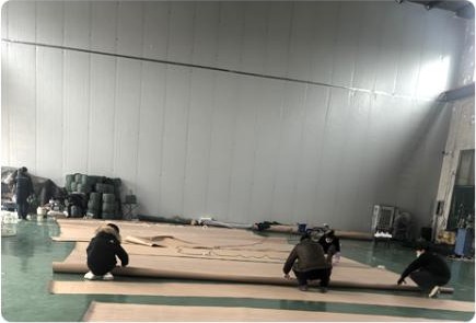 膜结构加工车间实拍