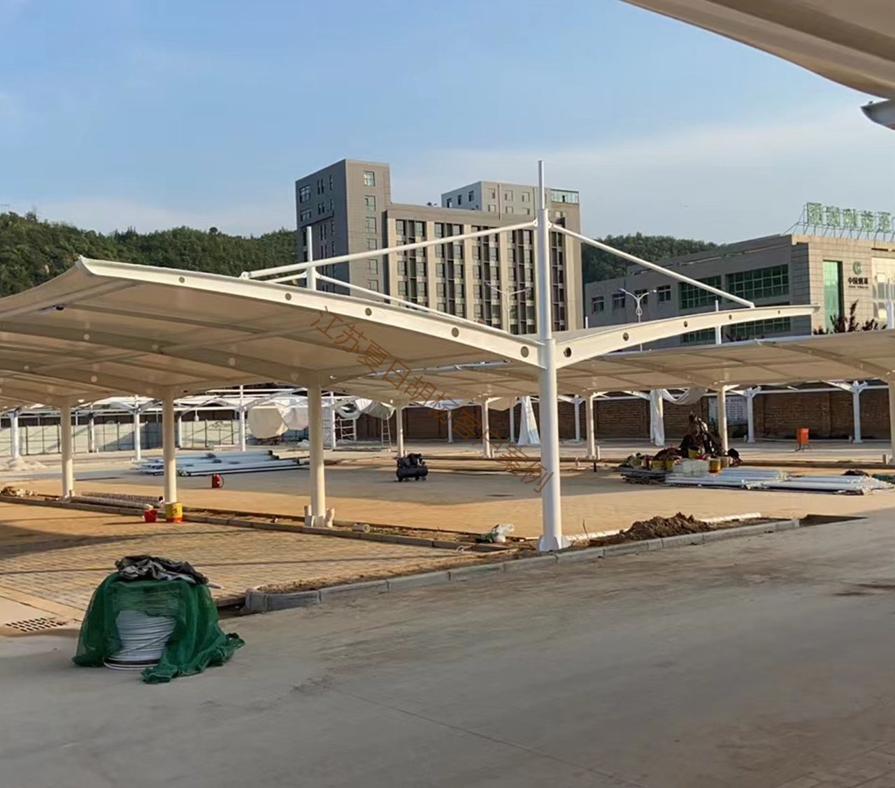 烟草公司停车场遮阳棚 - 陕西西安