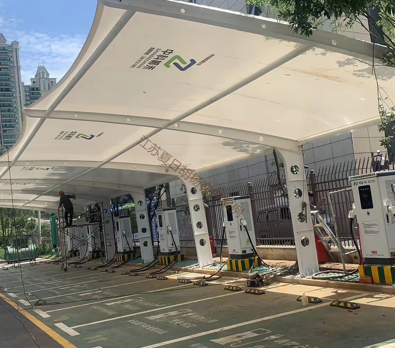 膜结构电动车·自行车棚